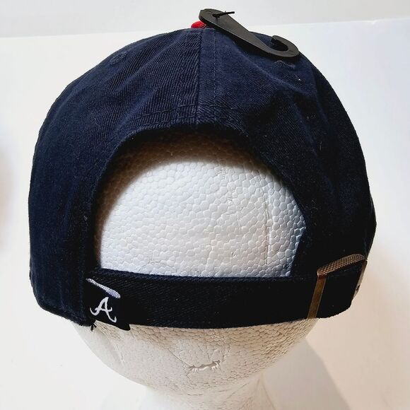 47brand MLB Atlanta Braves Red Navy Baseball Cap 071921-271 New - Picture 8 of 14
